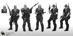 Concept art par Wesley Burt, pour Fallout: New Vegas.