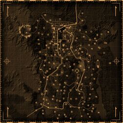 Carte de Fallout: New Vegas.