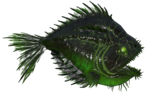 Piranha de Kanawha luminescent